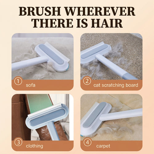 4-in-1 Multi-Use Cleaning Brush – Removes Pet Hair & Dust from Sofas, Beds & Carpets