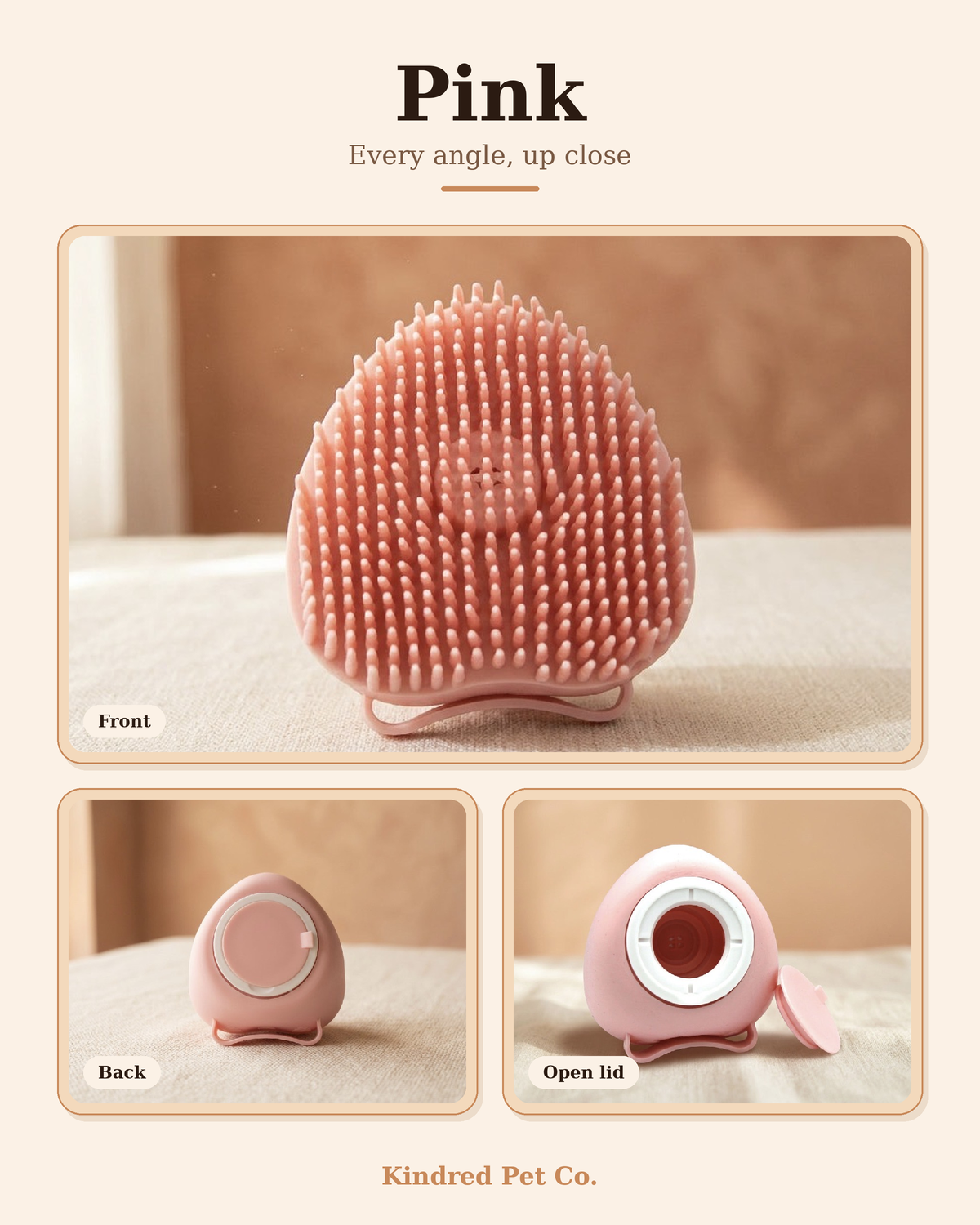 BrushPro Bath Brush The Ultimate Convenience for Pet Bath Time