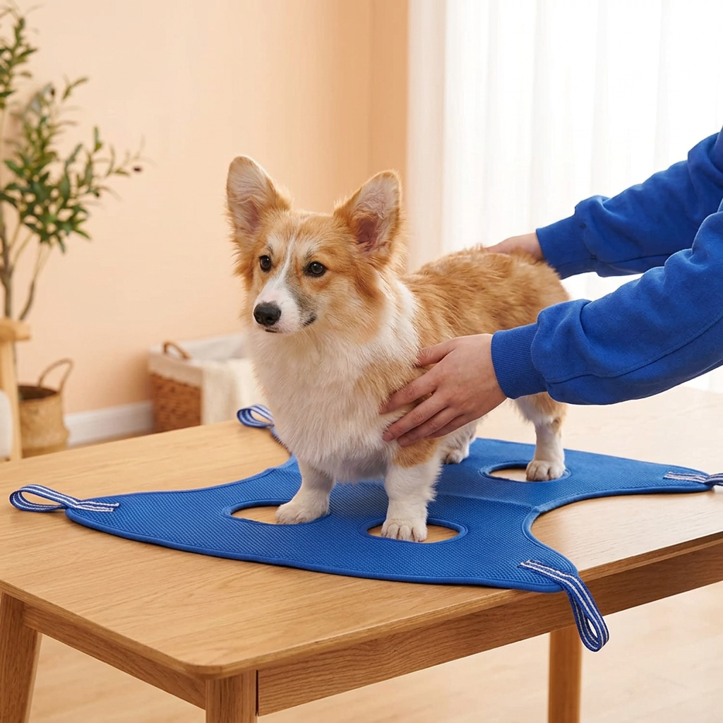 Cat Grooming Restraint Bag with Hammock